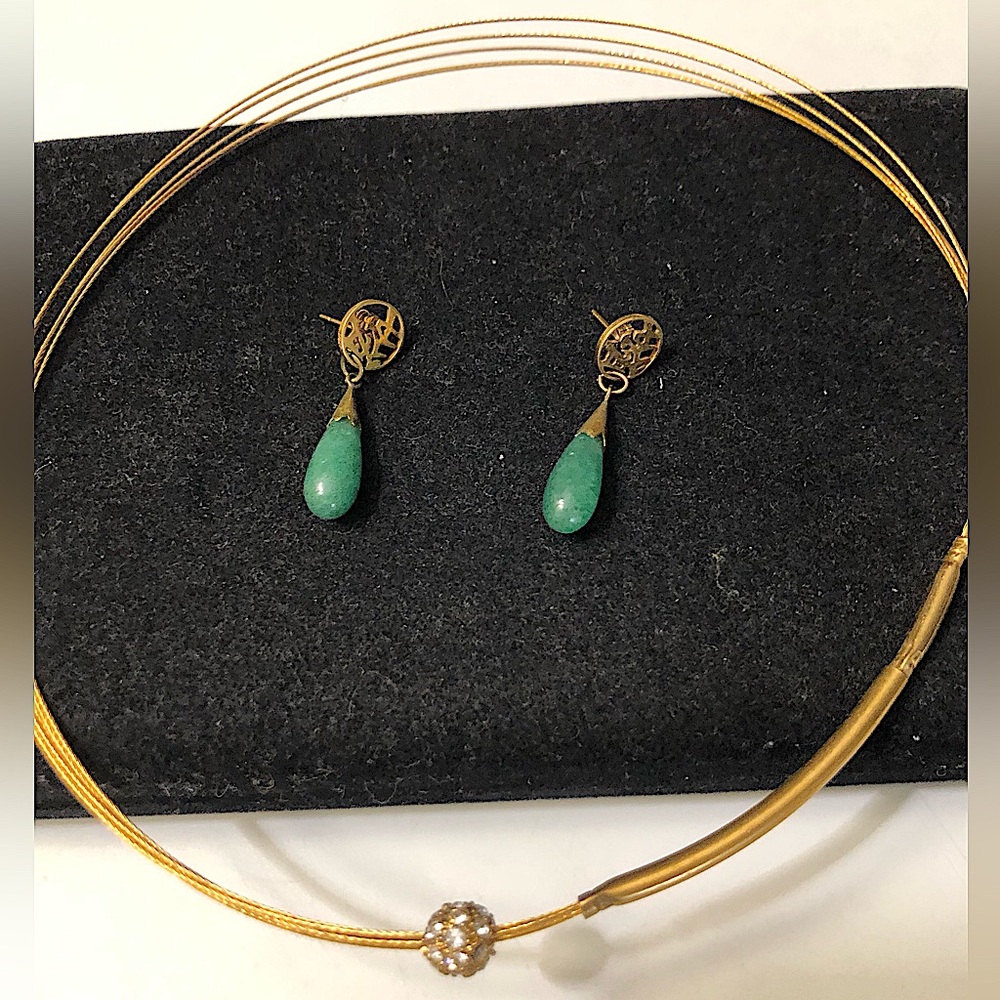 Beautiful set of choker and earrings